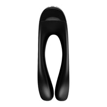 Load image into Gallery viewer, Satisfyer Candy Cane Finger Vibe Couples U Vibrator Black
