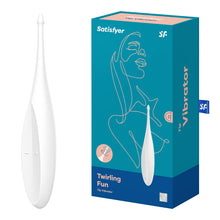 Load image into Gallery viewer, Satisfyer Twirling Fun Clitoral Stimulator Vibrator Erogenous Labia Sex Toy
