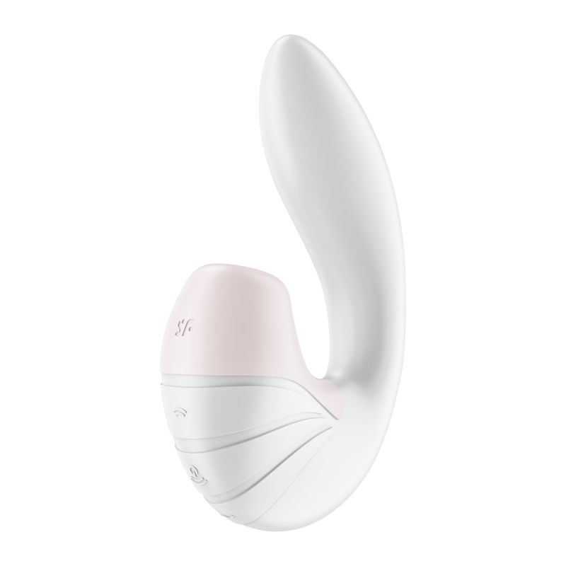 Satisfyer Supernova G-Spot Vibrator Air Pulse Clit Stimulator Suction White