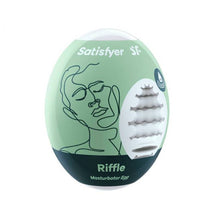 Load image into Gallery viewer, Satisfyer Masturbator Egg Riffle Male 3D Stroker
