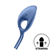 Load image into Gallery viewer, Satisfyer Swordsman Adjustable Vibrating Cock Ring Couples Penis Clit Sex Toy
