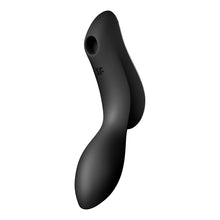 Load image into Gallery viewer, Satisfyer Curvy Trinity 2 Insertable Air Pulse Vibrator Black
