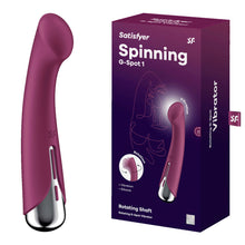 Load image into Gallery viewer, Satisfyer Spinning G-Spot 1 Rotating Vibrator Red
