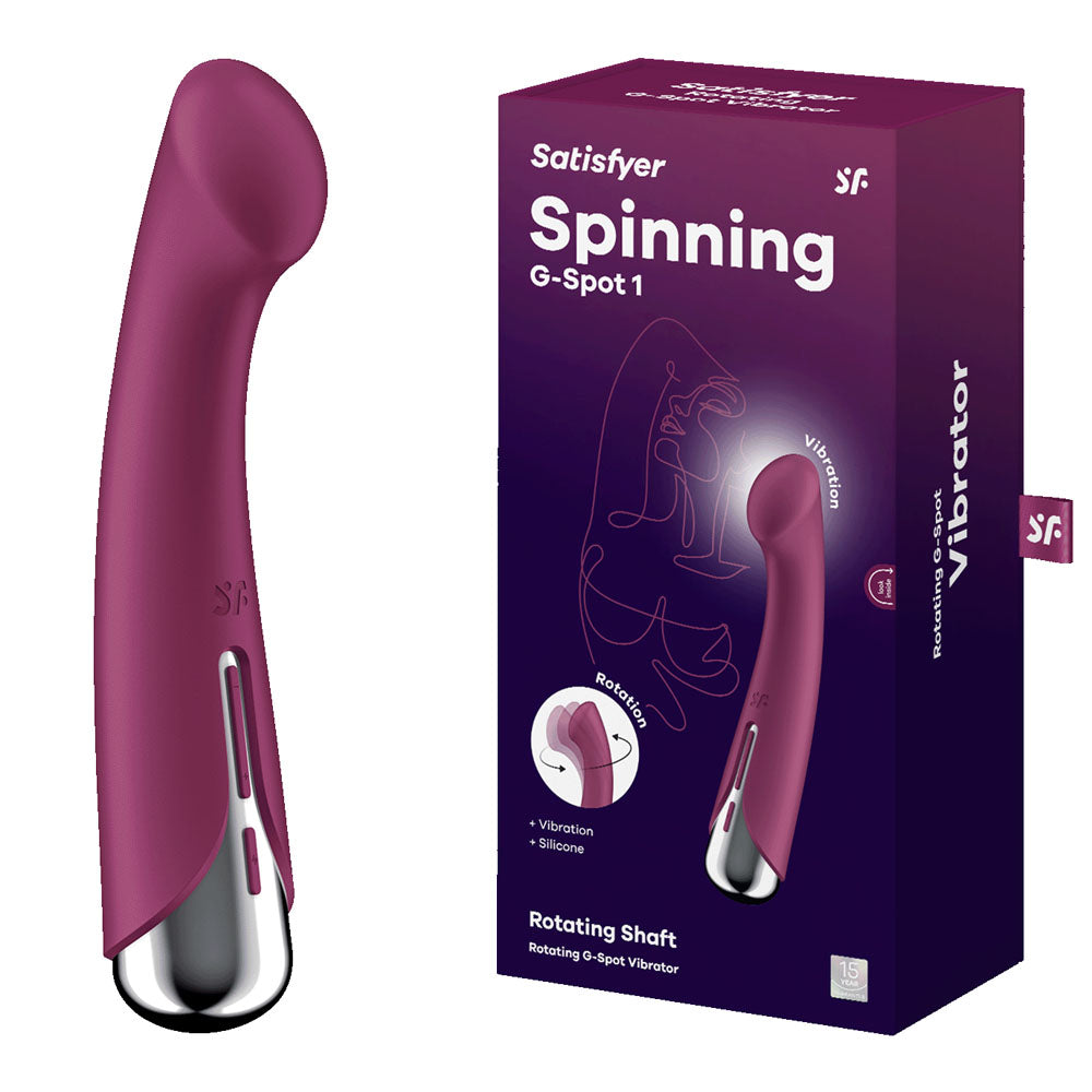 Satisfyer Spinning G-Spot 1 Rotating Vibrator Red