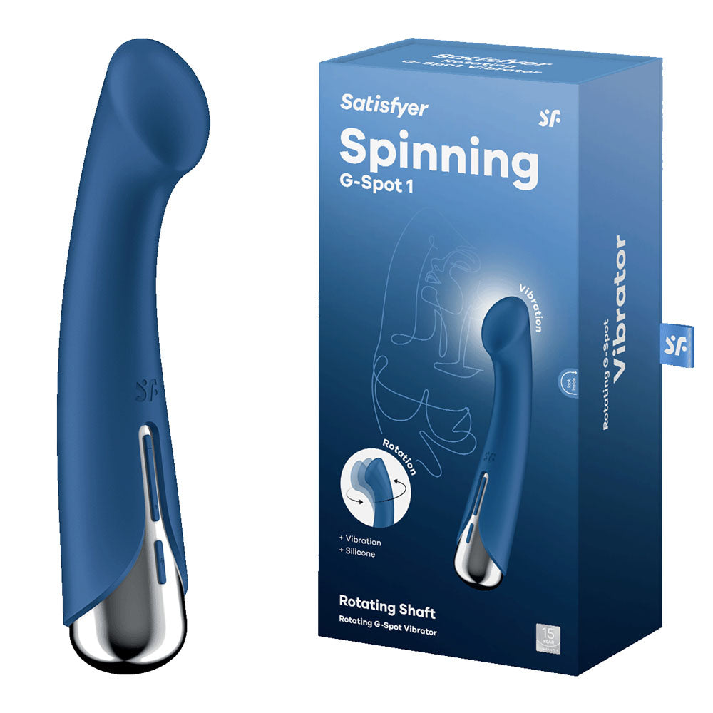 Satisfyer Spinning G-Spot 1 Rotating Vibrator Blue