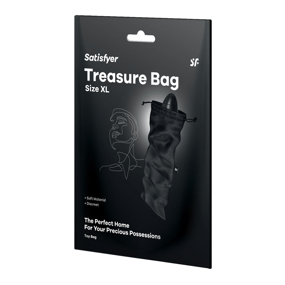 Satisfyer Treasure Bag XLarge Sex Toy Storage XL Black