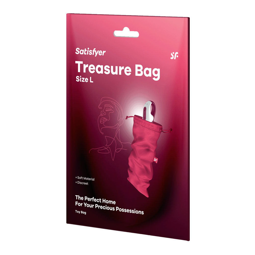 Satisfyer Treasure Bag Large Sex Toy Storage Pink