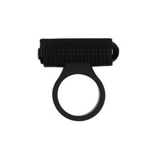 Load image into Gallery viewer, Power bullet Cosmic Cock Ring w Bullet Black
