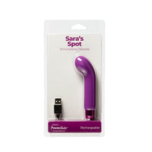Load image into Gallery viewer, Power Bullet Sara’s Spot Vibrator Purple
