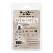 Load image into Gallery viewer, Power Bullet First Class Rechargeable Bulllet w Crystal Rose Gold
