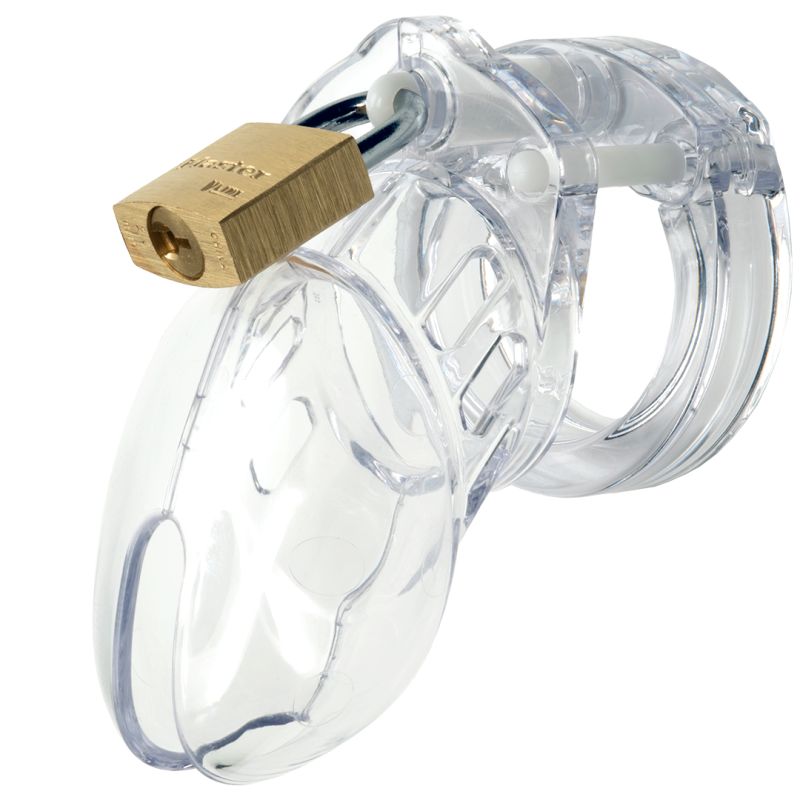 CB-X Cockcage CB-6000s Clear Male Penis Chastity Kit Cage Clear