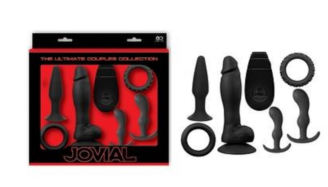 Jovial 6pce Anal Kit with Vibrating Butt Plug