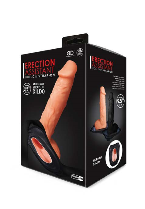 Erection Assistant Hollow Strap On 9.5