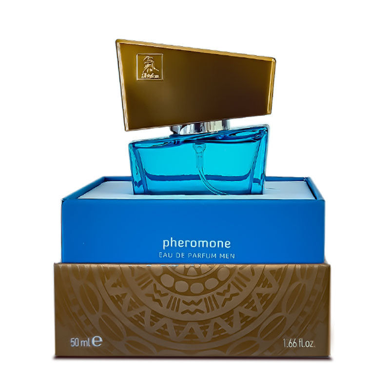 Shiatsu Pheromone Perfume for Men to Lure Her 50ml Cologne Attractant Light Blue