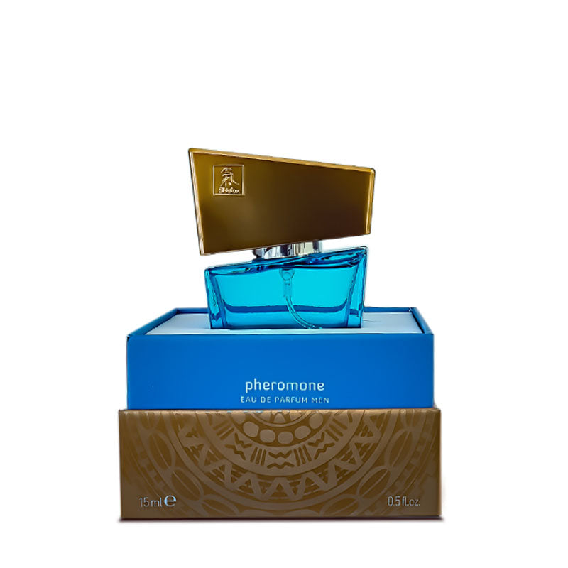 Shiatsu Pheromone Perfume for Men to Lure Her 15ml Cologne Attractant Light Blue