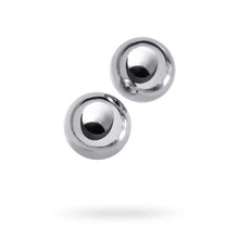 Load image into Gallery viewer, Silver Metal 2 Pc Vaginal Balls 2.5cm
