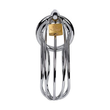 Load image into Gallery viewer, Silver Metal Birdcage Cock Cage
