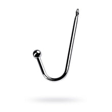 Load image into Gallery viewer, Silver Metal Anal Hook w Ball
