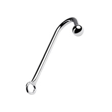 Load image into Gallery viewer, Silver Metal Anal Hook w Ball

