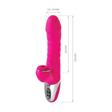 Load image into Gallery viewer, JOS To-Frolly Thrusting and Sucking Vibrator
