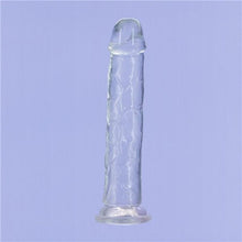 Load image into Gallery viewer, Addiction Crystal Straight 9&quot; Dildo &amp; Bonus Power Bullet Vibrator Dong Sex Toy
