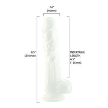 Load image into Gallery viewer, Pearl Dildo 8.5in Pearl White
