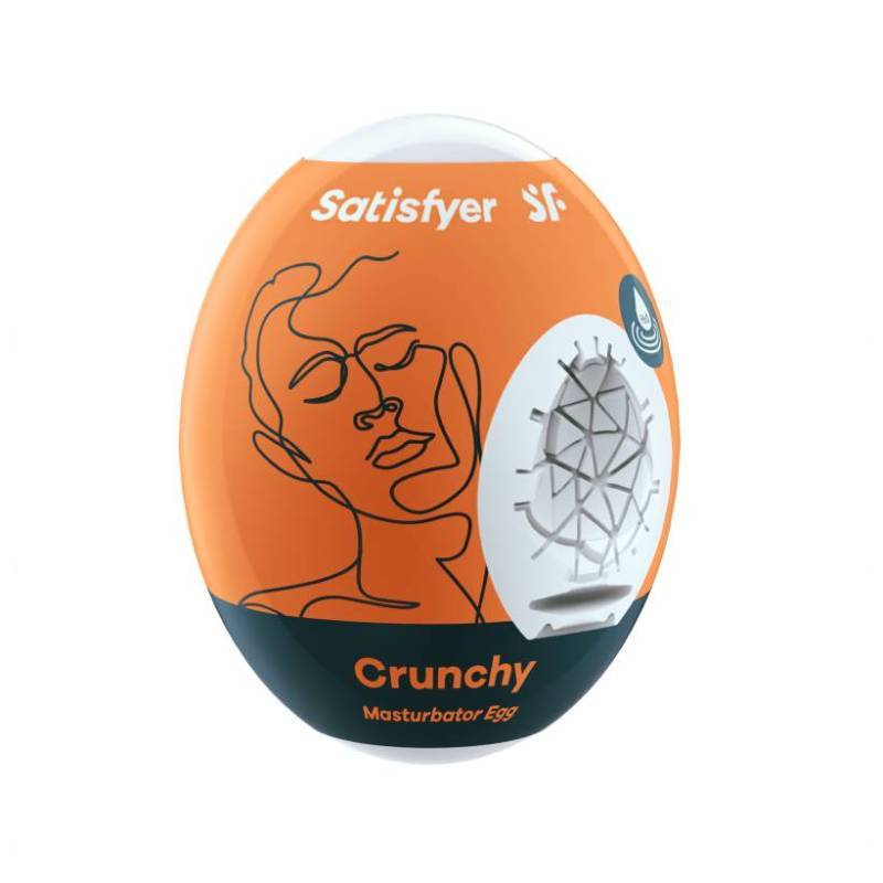 Satisfyer Masturbator Egg Crunchy Male 3D Stroker
