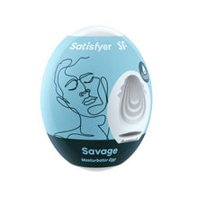 Load image into Gallery viewer, Satisfyer Masturbator Egg Savage Male 3D Stroker
