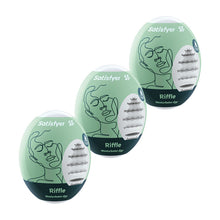 Load image into Gallery viewer, Satisfyer Masturbator Eggs - Riffle 3 Pack Male 3D Stroker
