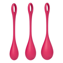 Load image into Gallery viewer, Satisfyer Yoni Weighted Power Kegel Balls Ben Wa Pelvic Floor Exerciser Red
