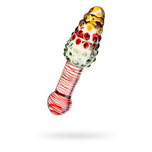 Load image into Gallery viewer, Sexus Glass Dildo Colour Delight 17cm
