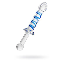 Load image into Gallery viewer, Sexus Glass Dildo Probe w Handle 23cm
