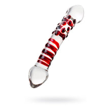 Load image into Gallery viewer, Sexus Glass Dildo Red Delight 19cm
