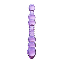 Load image into Gallery viewer, Sexus Glass Dildo Mauve 22.8cm
