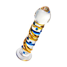 Load image into Gallery viewer, Sexus Glass Dildo Yellow 17.2cm
