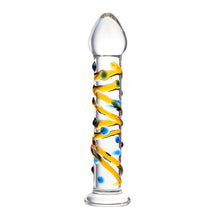 Load image into Gallery viewer, Sexus Glass Dildo Yellow 17.2cm
