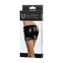 Load image into Gallery viewer, Glossy Wetlook Mini Skirt Camren
