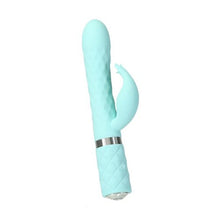 Load image into Gallery viewer, Pillow Talk Lively Rotating Shaft G Spot Rabbit Vibrator Teal
