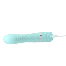 Load image into Gallery viewer, Pillow Talk Lively Rotating Shaft G Spot Rabbit Vibrator Teal

