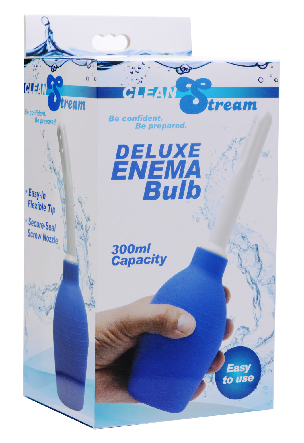 CleanStream Deluxe Enema Bulb Rectal Cleaner Anal Vaginal Douche 300ml