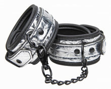 Load image into Gallery viewer, Platinum Bound Embellished Metallic Ankle Cuffs
