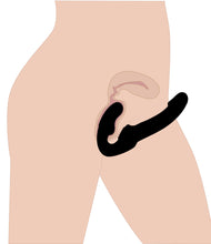 Load image into Gallery viewer, Evoke Rechargeable Vibrating Silicone Strapless Strap On
