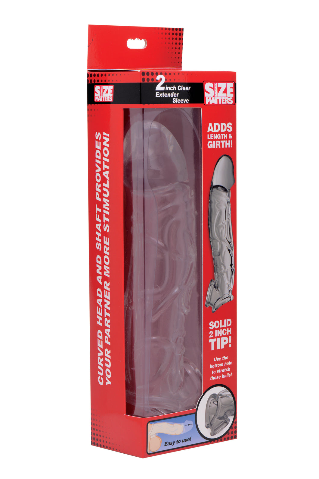 2in Extender Sleeve Clear - LOVEBEE