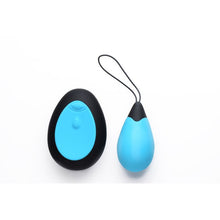 Load image into Gallery viewer, 10X Vibrating Egg w Remote - Blue - LOVEBEE
