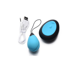 Load image into Gallery viewer, 10X Vibrating Egg w Remote - Blue - LOVEBEE
