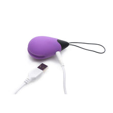 Load image into Gallery viewer, 10X Vibrating Egg w/Remote - Purple - LOVEBEE
