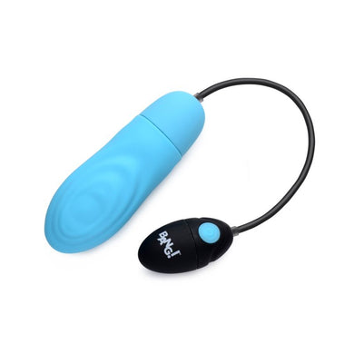 7X Pulsing Rechargeable Bullet- Blue - LOVEBEE