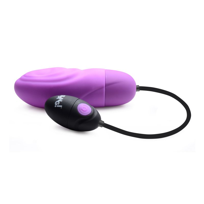 7X Pulsing Rechargeable Bullet- Purple - LOVEBEE
