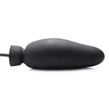 Load image into Gallery viewer, Dick Spand Inflatable Silicone Dildo Black
