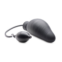 Load image into Gallery viewer, Dick Spand Inflatable Silicone Dildo Black
